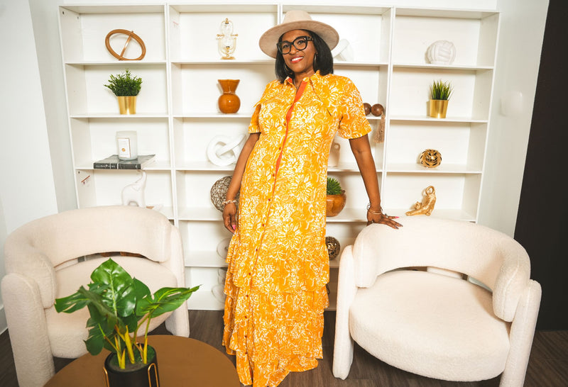 Layered Tiered Shirt Dress