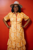 Layered Tiered Shirt Dress