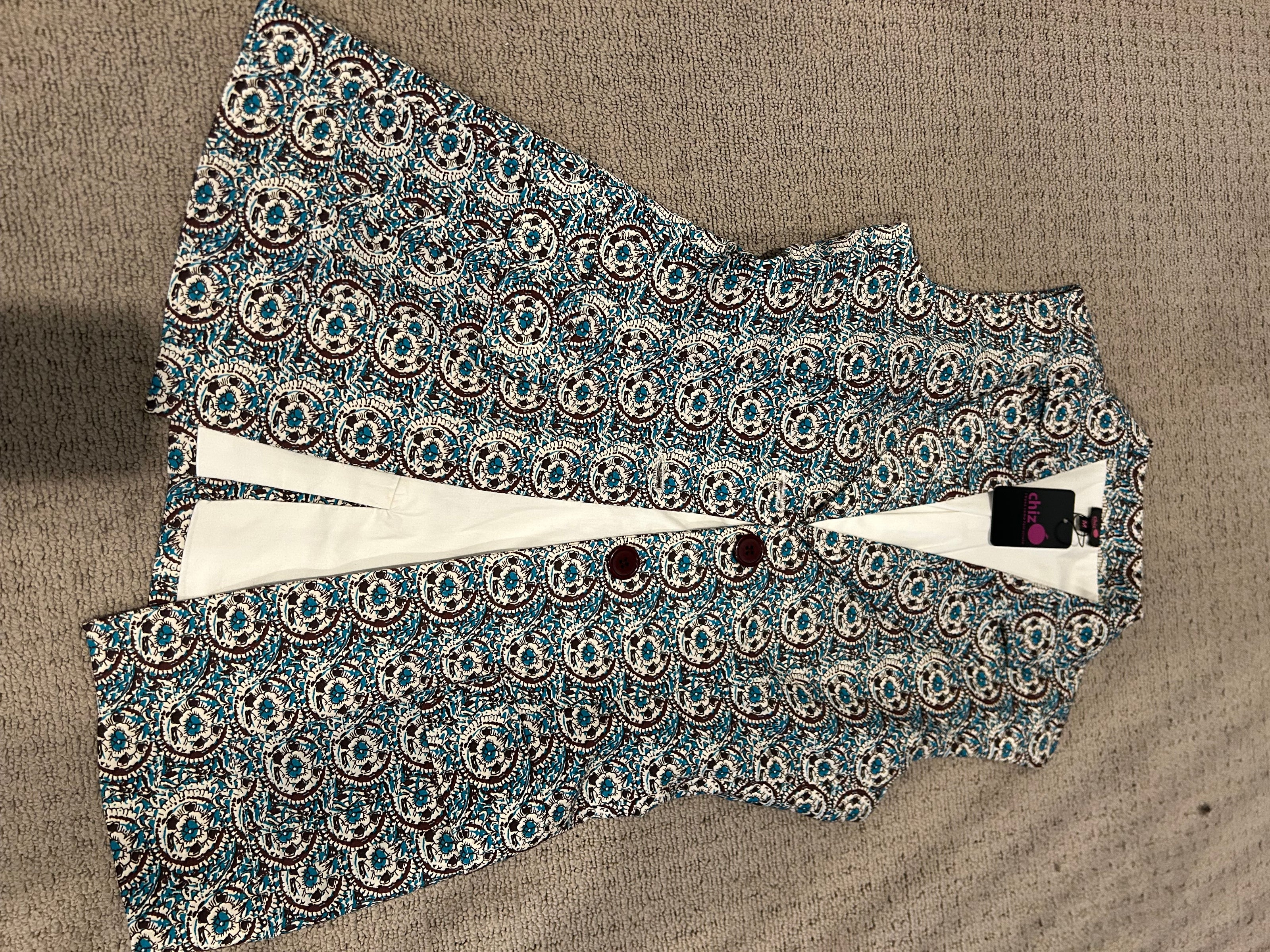 Structured Waistcoat Set with Organza Shirt and Tailored Pant