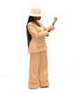 Structured Open Blazer with Tailored Flared Pant